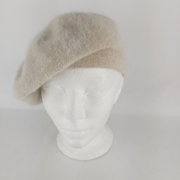 ANGORA blend beret hat - Picture 3 of 6